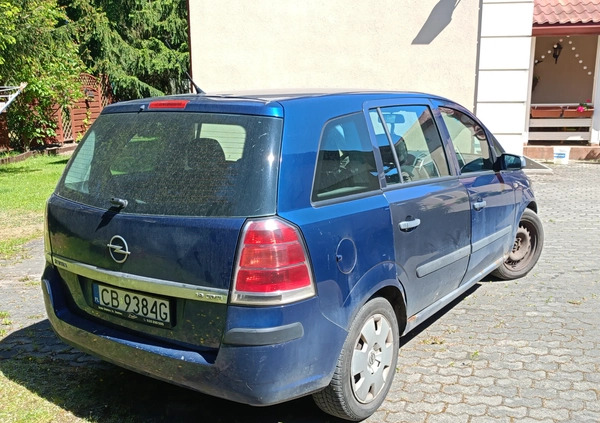 Opel Zafira cena 2999 przebieg: 181347, rok produkcji 2005 z Niepołomice małe 46